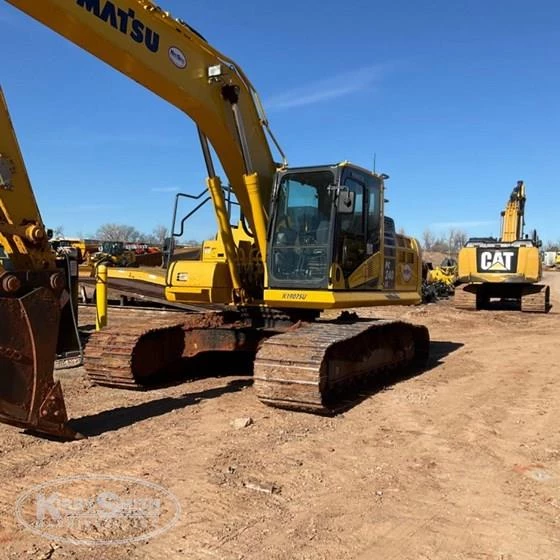 Front of used excavator